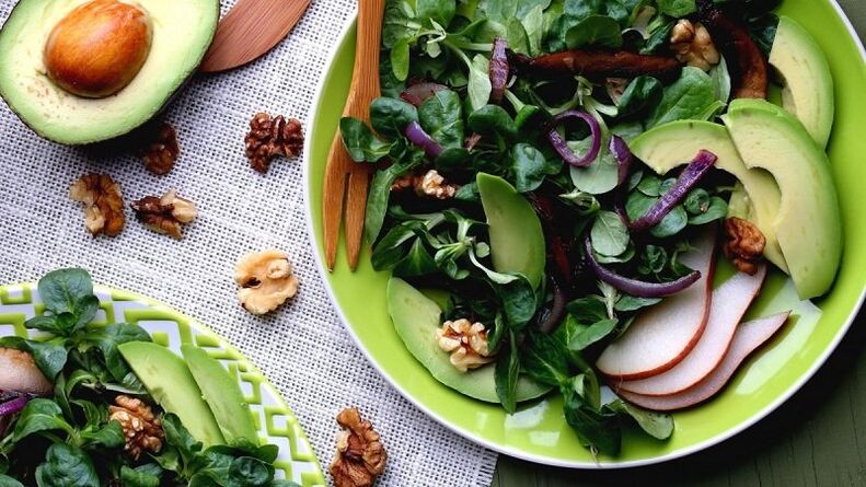 Insalata di verdure per la prostatite